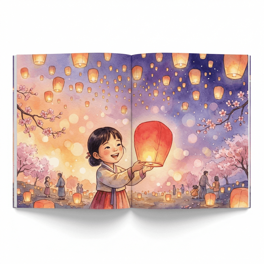 Lantern festival scene