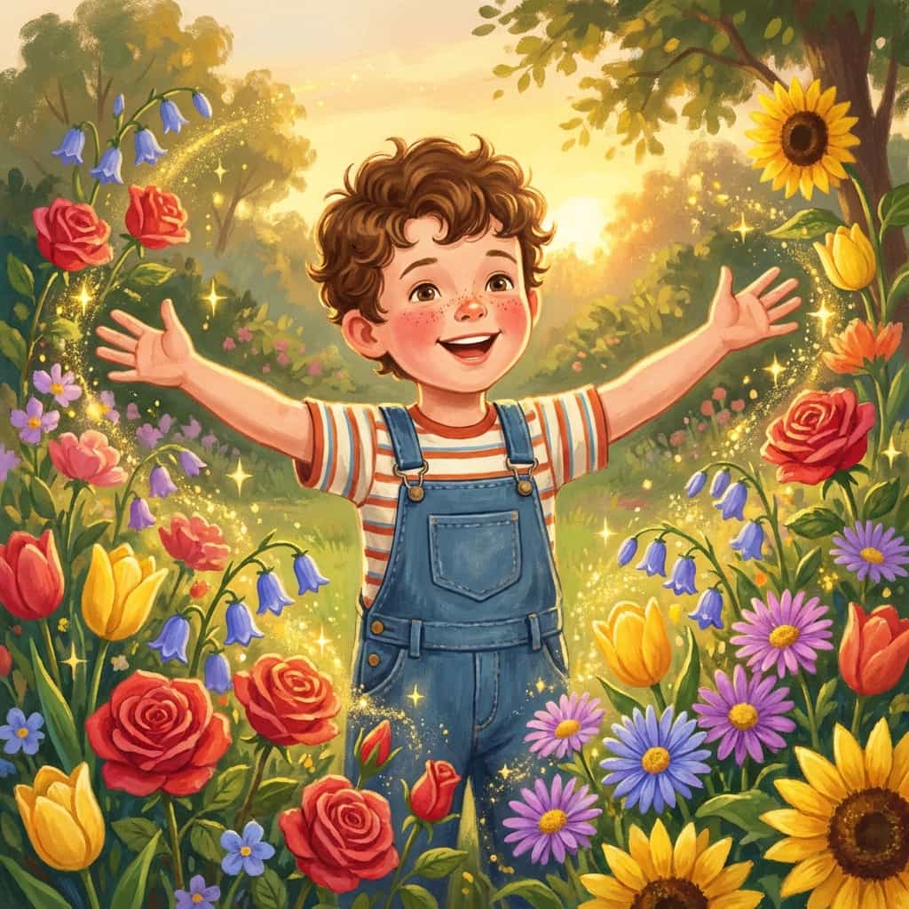 The same child in a warm everyday moment